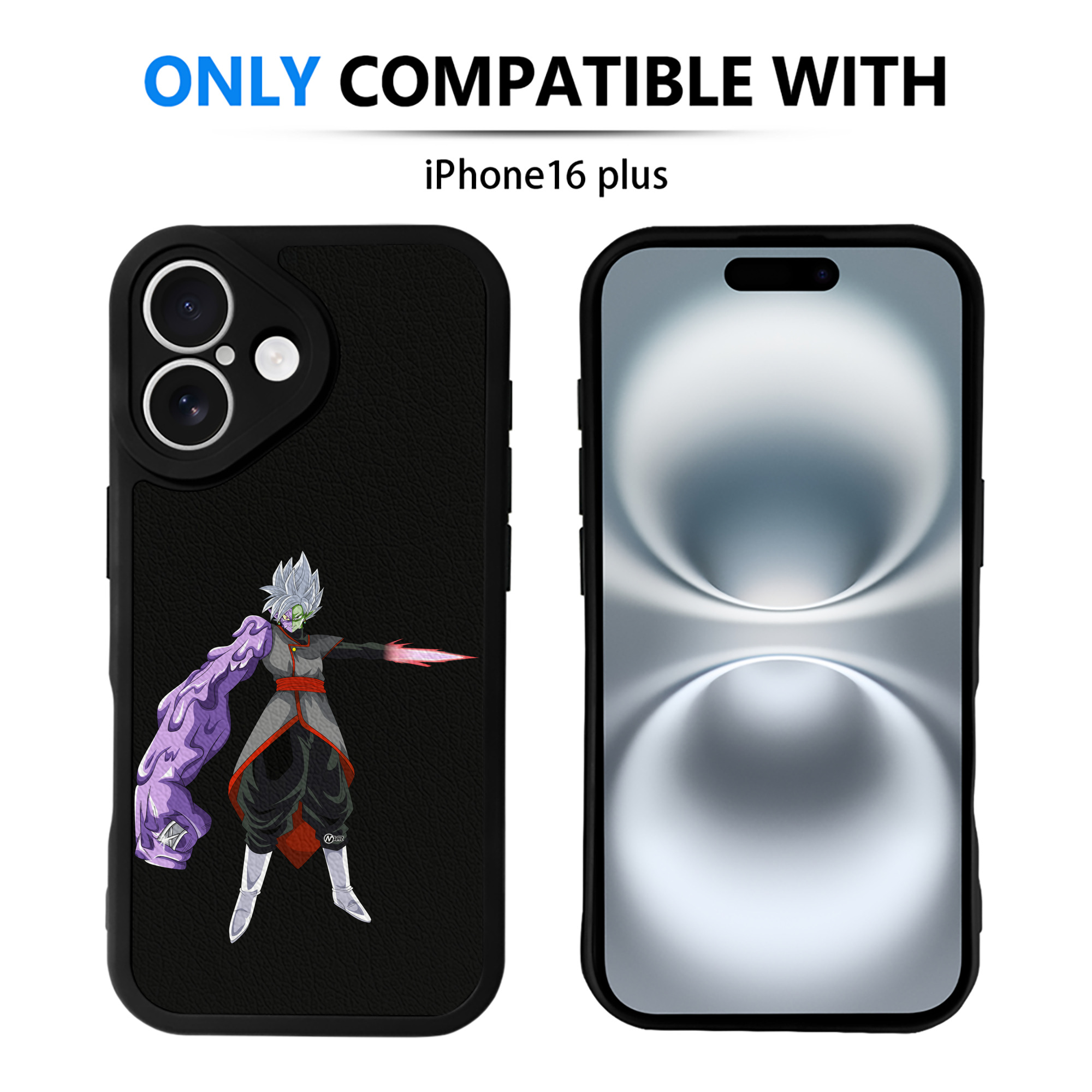 （画像用） ドラゴンボール DRAGON BALL 【iPhone 16シリーズ対応】シリコンスマホケース（レザー調） 材質：シリコン